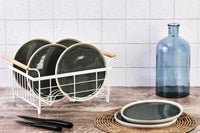 Piatto OXYGEN Ø21,5 cm - 6 pezzi - Verderame