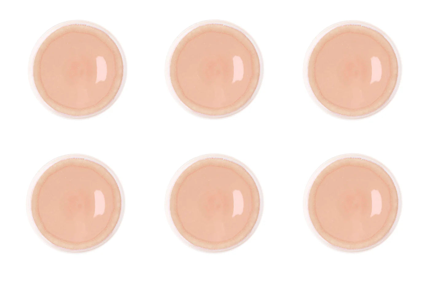 Teller OXYGEN Ø21,5cm - 6 tlg. - Puderrosa