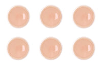 Piatto OXYGEN Ø21,5 cm - 6 pezzi - Rosa cipria