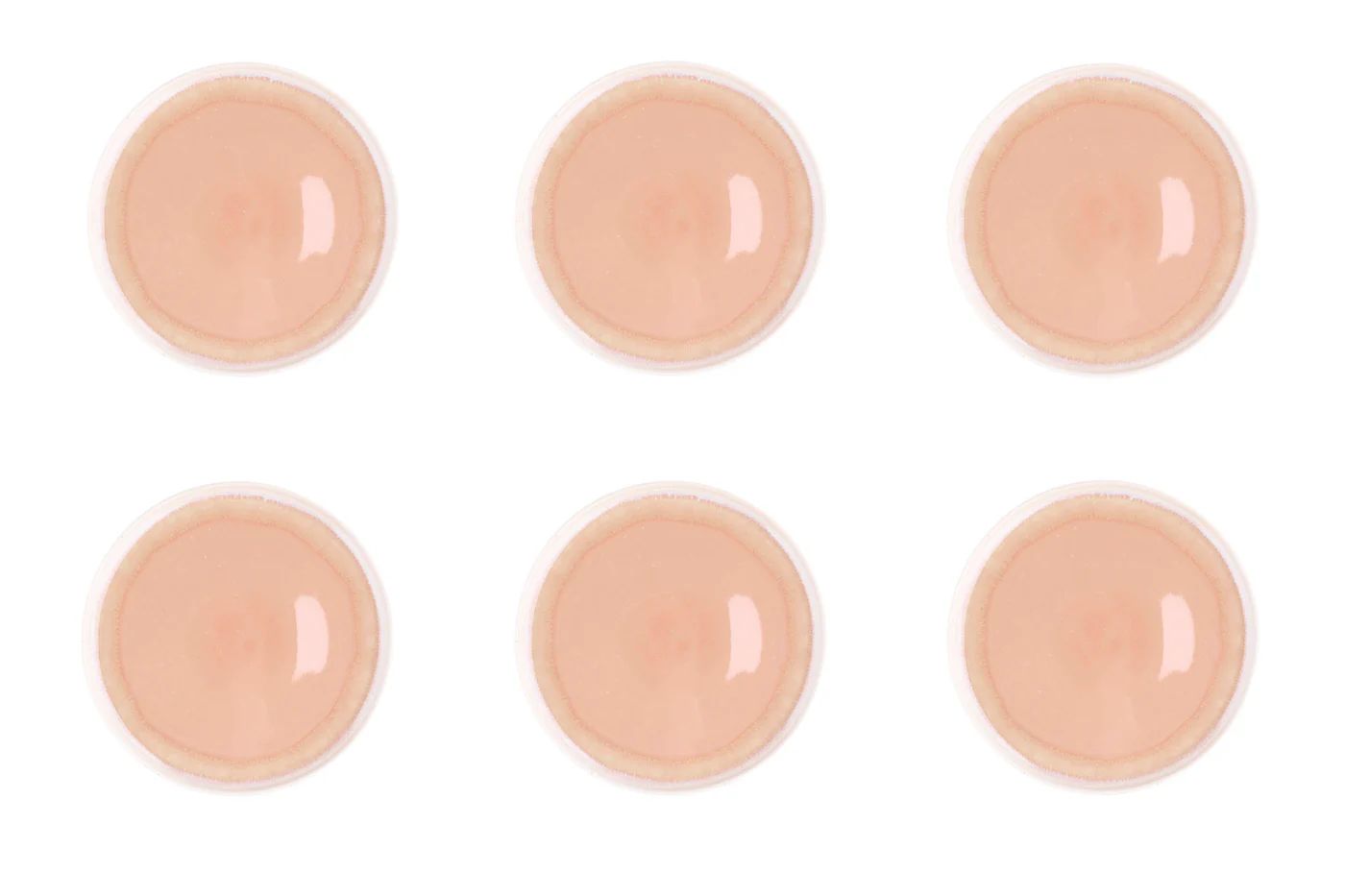 Teller OXYGEN Ø21,5cm - 6 tlg. - Puderrosa