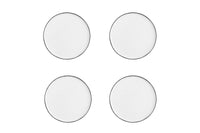 Piatto PURE Ø21,5 cm - 4 pezzi - Biancaneve