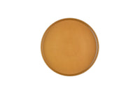 SCANDI plate Ø21.5cm - 4 pieces - Ocher