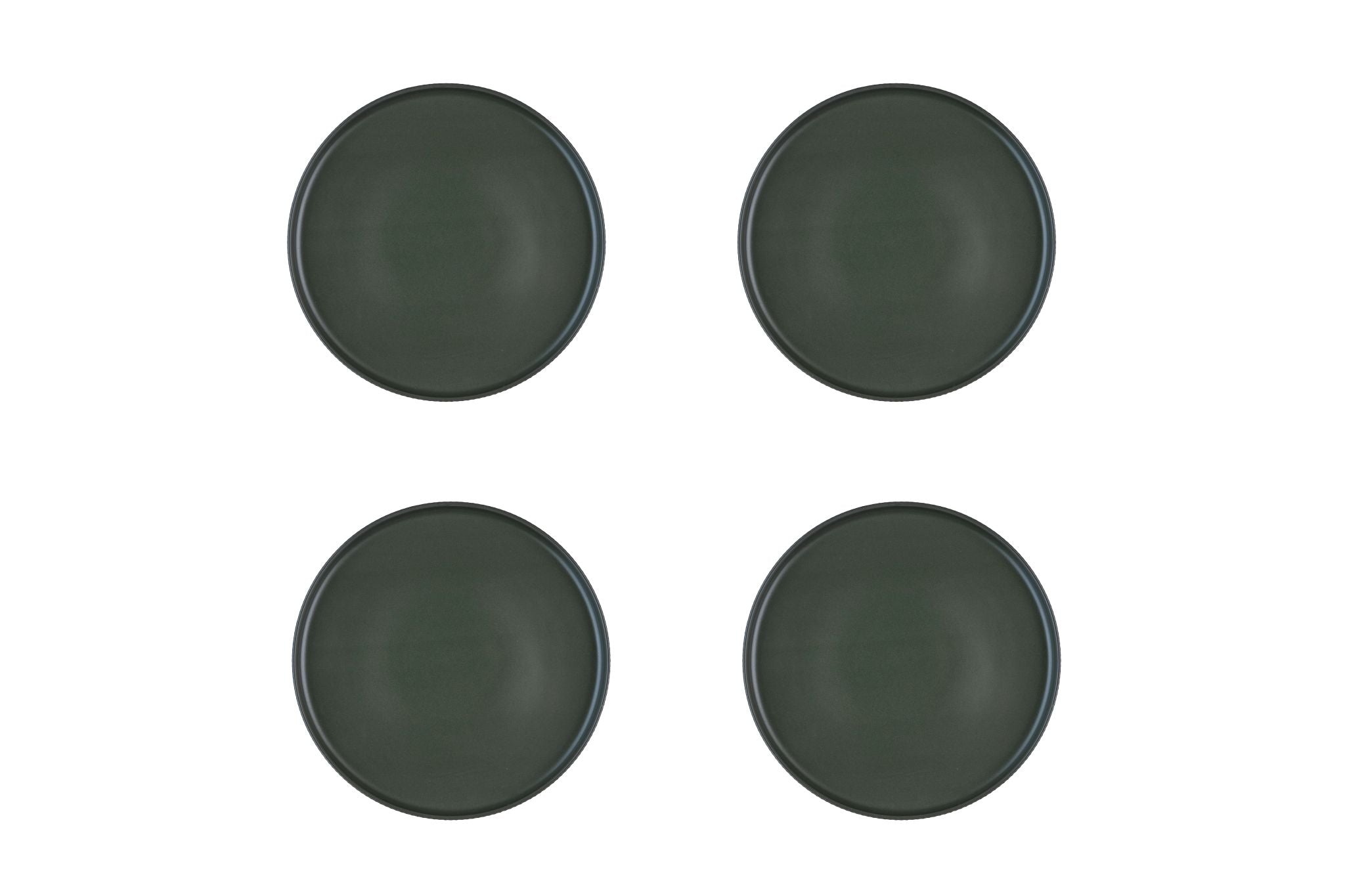 Teller-Set SCANDI Ø21,5cm - 4 tlg. - Oliv