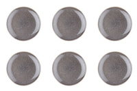 Plate STELLAR Ø22cm - 6 pieces - Concrete grey