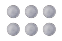 Teller-Set STONE Ø19cm - 6 tlg. - Mondgrau