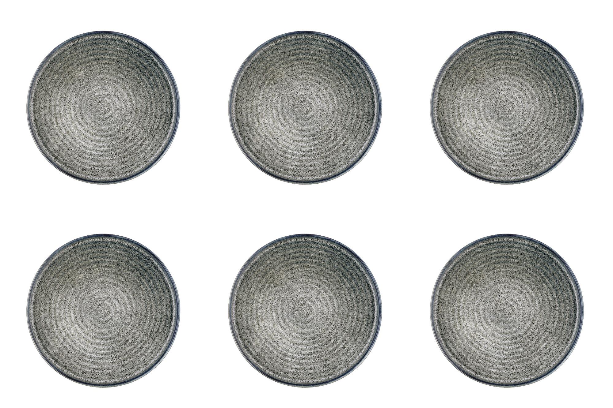 Teller-Set ZEN Ø22cm - 6 tlg. - Natur