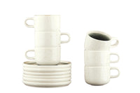 Tazza 20cl e piattino Ø15cm OXYGEN - 12 pezzi - Verderame