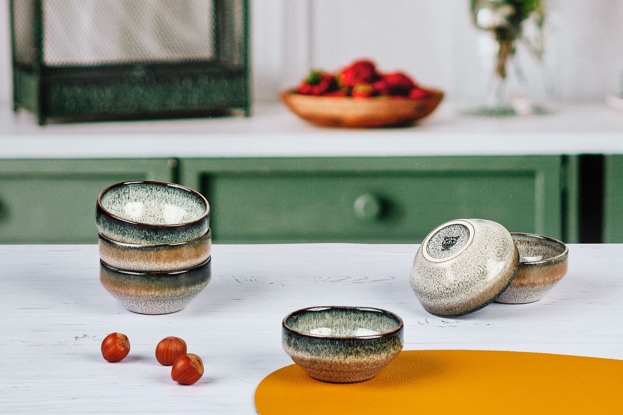 Bol GENESIS Ø8cm - 6 pièces - Terre