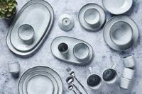 Teller-Set CLOUD Ø16cm - 6 tlg. - Sturmgrau