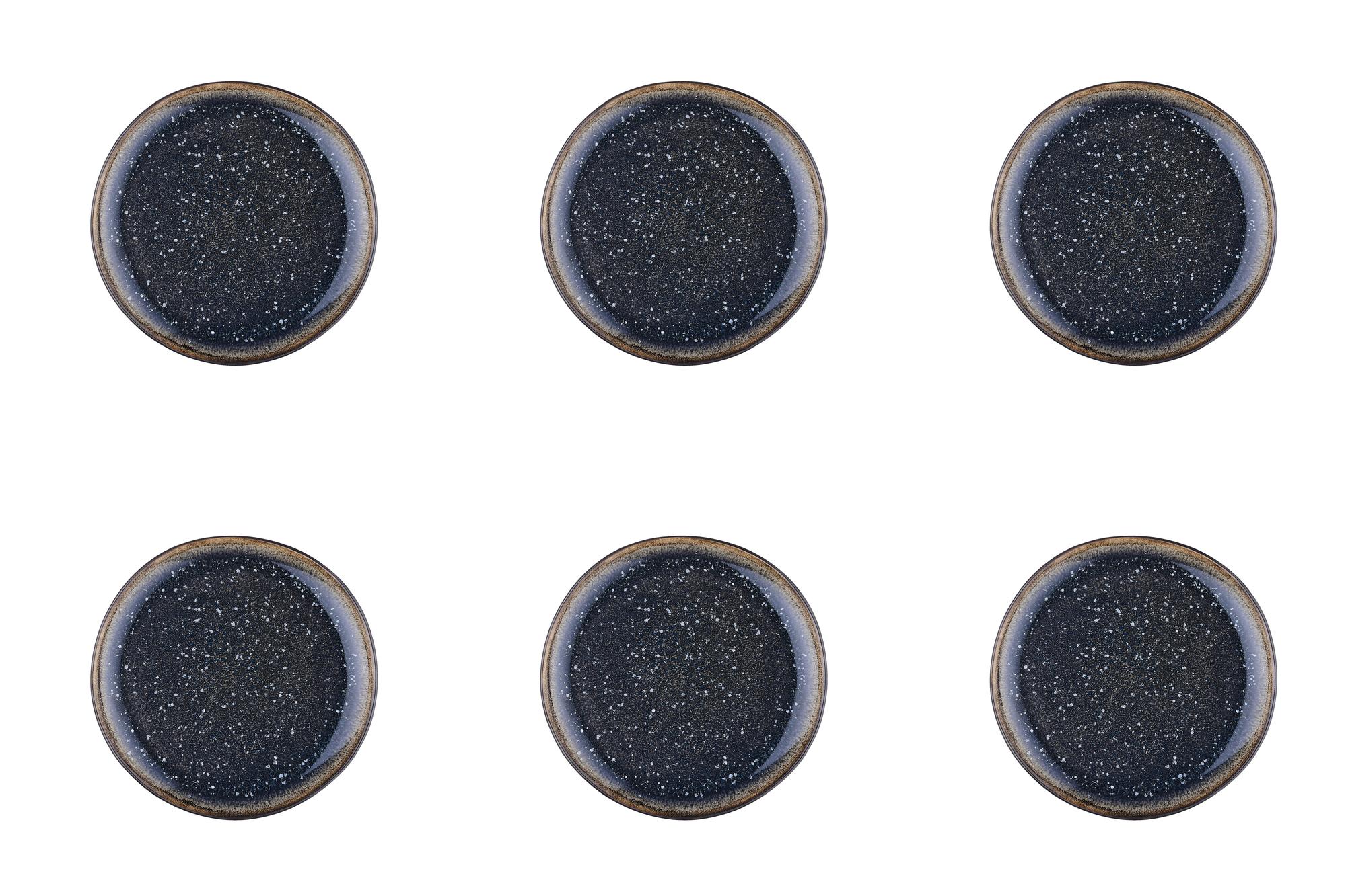 Assiette IRIS Ø16cm - 6 pièces - Bleu nuit