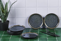 Teller-Set IRIS Ø16cm - 6 tlg. - Nachtblau