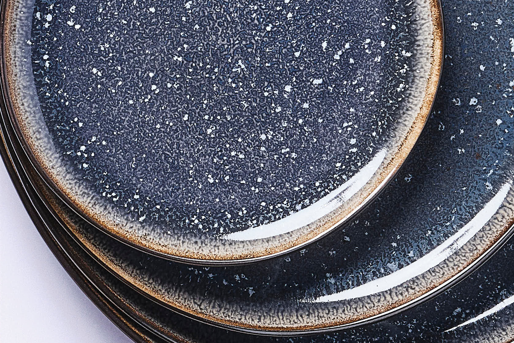 Teller-Set IRIS Ø16cm - 6 tlg. - Nachtblau