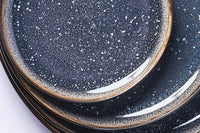 Teller-Set IRIS Ø16cm - 6 tlg. - Nachtblau