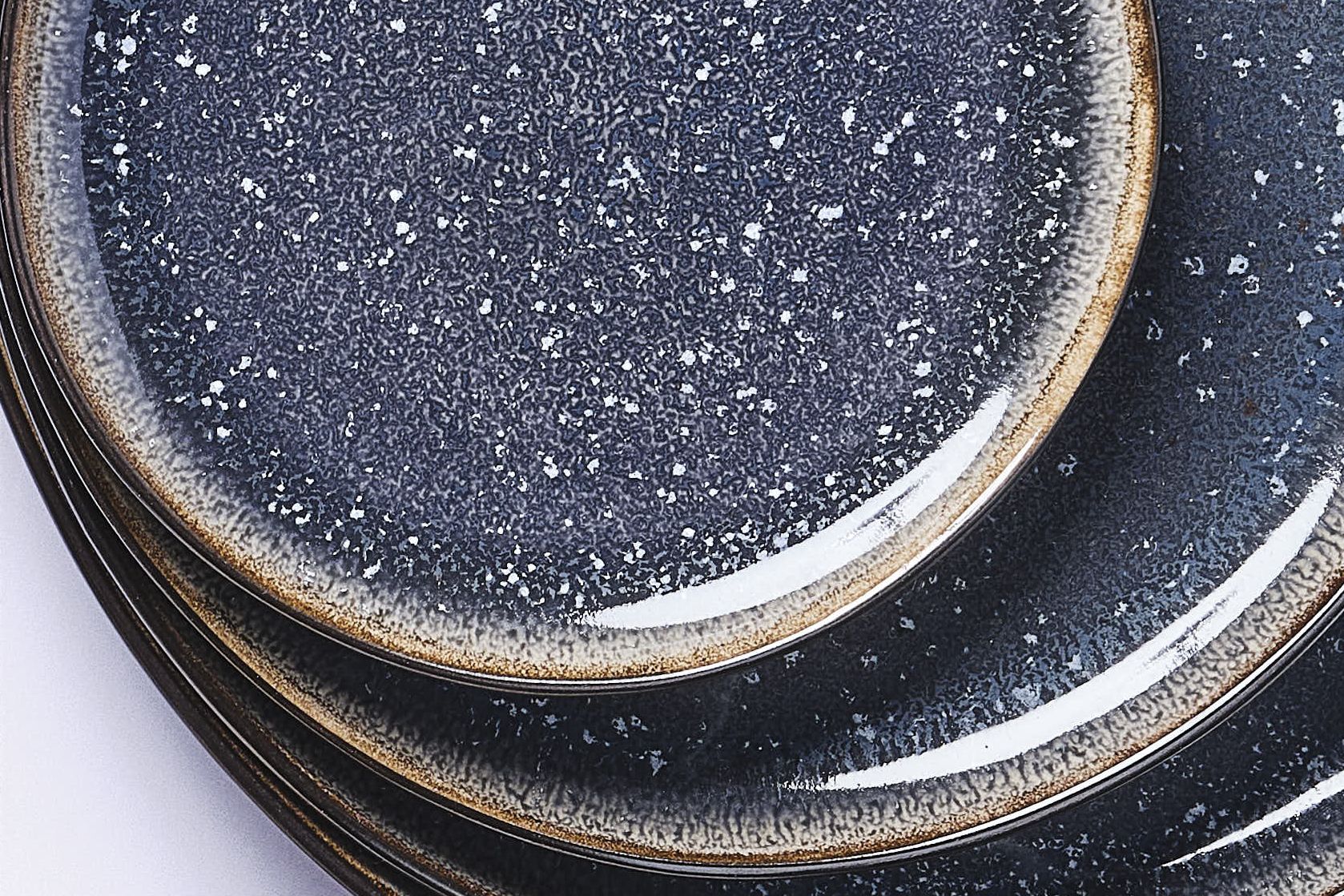 Teller-Set IRIS Ø16cm - 6 tlg. - Nachtblau