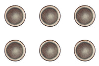 Plate IRIS Ø16cm - 6 pieces - Wild brown