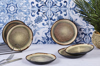 Piatto IRIS Ø16cm - 6 pezzi - Marrone selvaggio