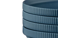 SCANDI plate Ø16.5cm - 4 pieces - Navy