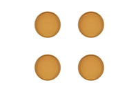 Teller-Set SCANDI Ø16,5cm - 4 tlg. - Ocker