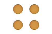 Teller-Set SCANDI Ø16,5cm - 4 tlg. - Ocker