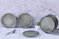 Teller-Set ZEN Ø17cm - 6 tlg. - Natur