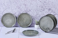 Piatto ZEN Ø17cm - 6 pezzi - Naturale