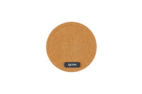 Round coaster - 6 pieces - Brown recycled felt