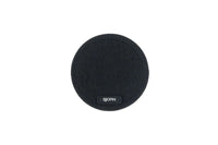 Round coaster - 6 pieces - Black recycled felt