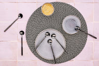 Set posate ABEL 24 pezzi - Nero