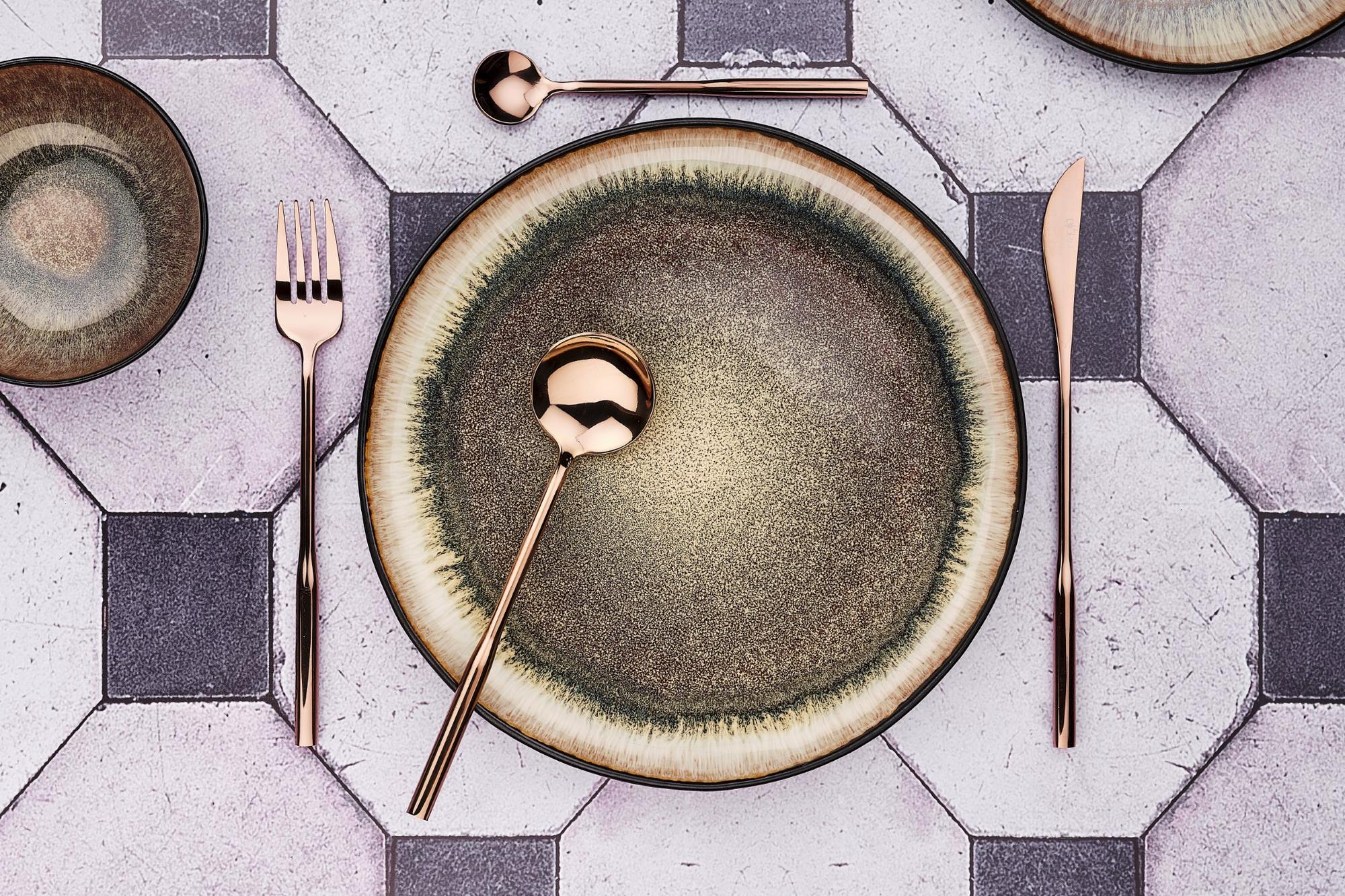 Besteck-Set ABEL - 24 tlg. - Kupfer