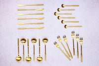 Set posate ABEL 24 pezzi - Oro