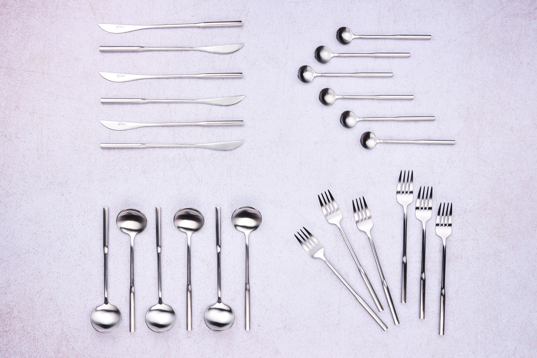 Besteck-Set ABEL - 24 tlg. - Silber