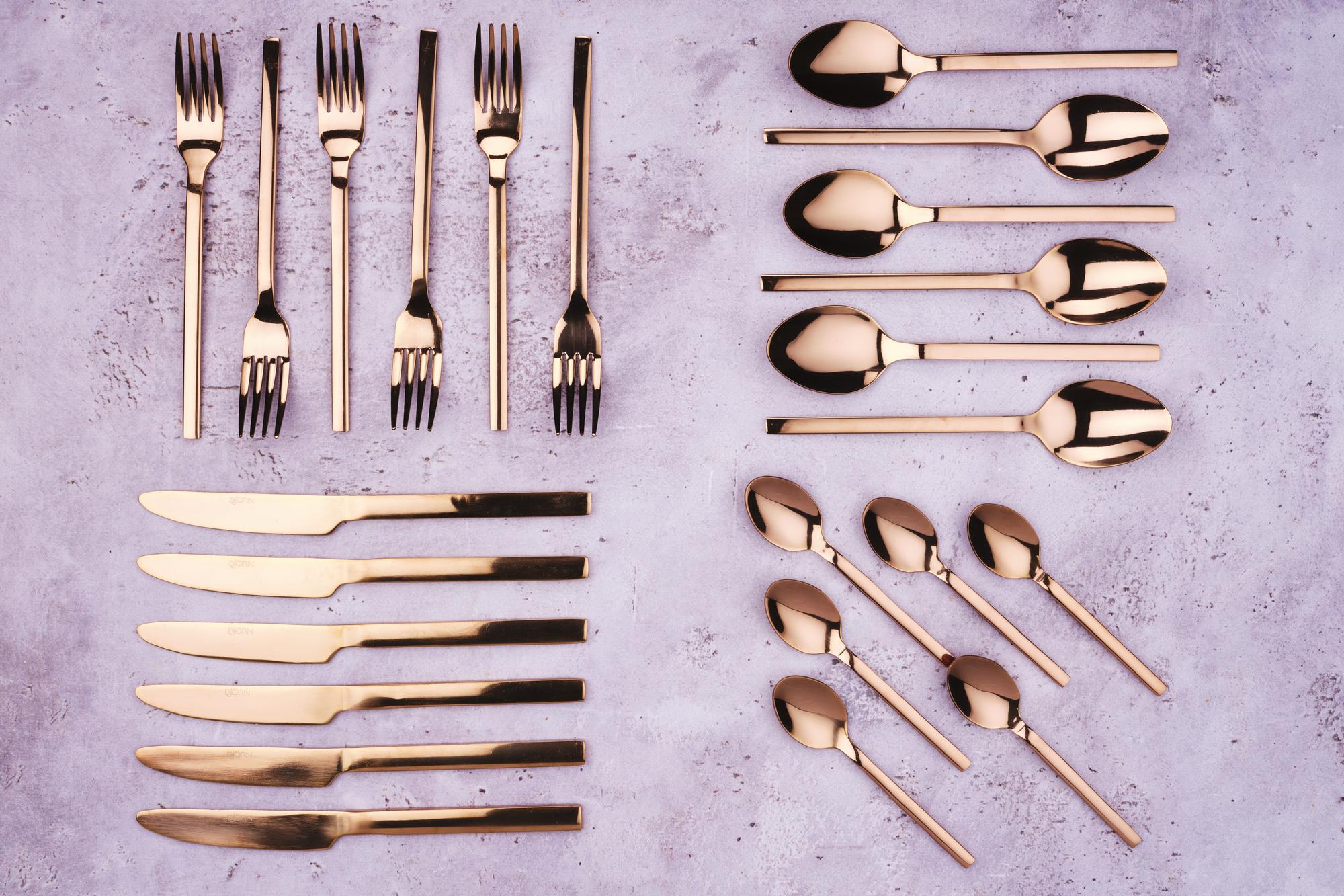 Besteck-Set EMUND - 24 tlg. - Kupfer