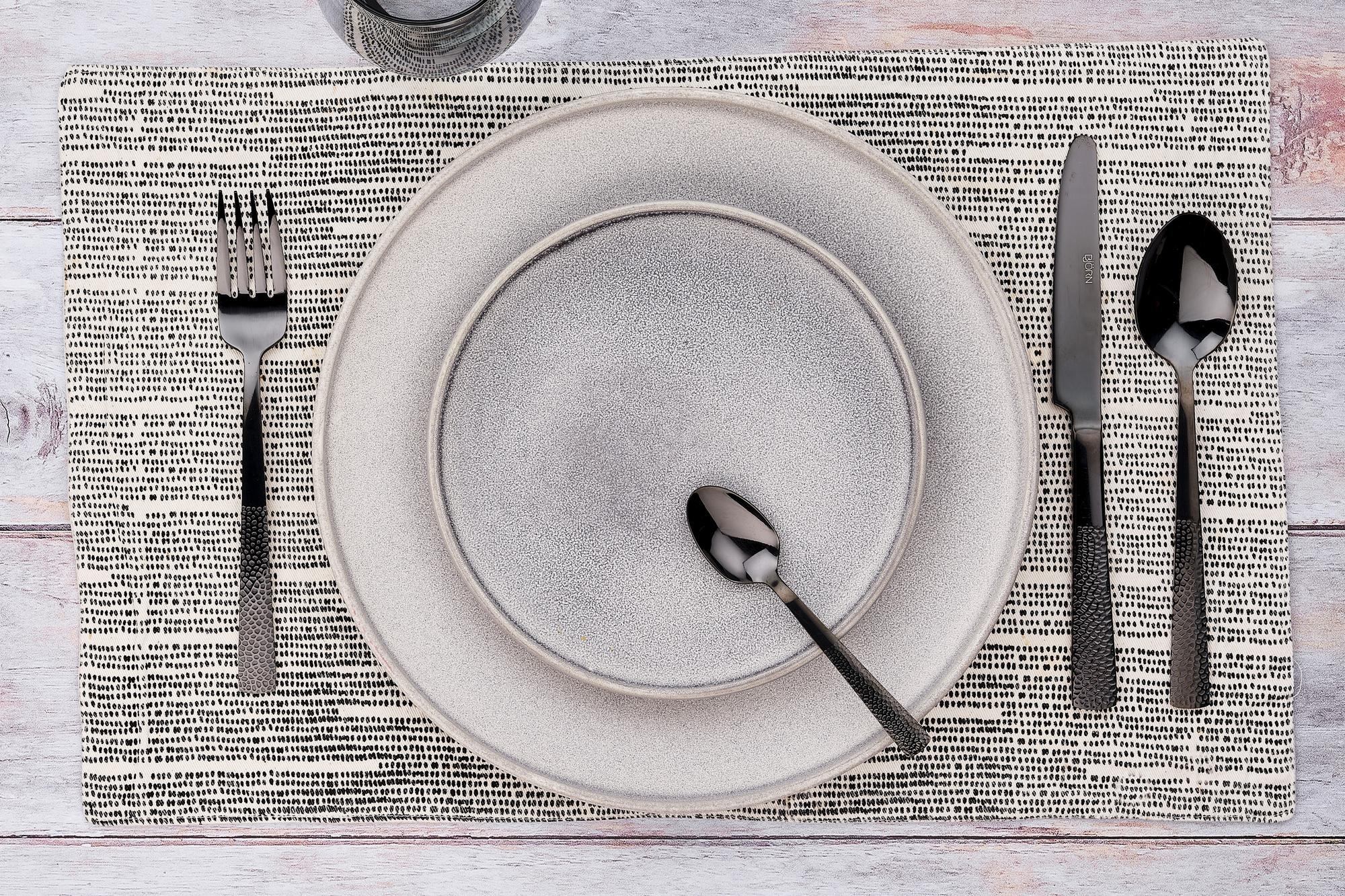 Besteck-Set FINN - 24 tlg. - Schwarz