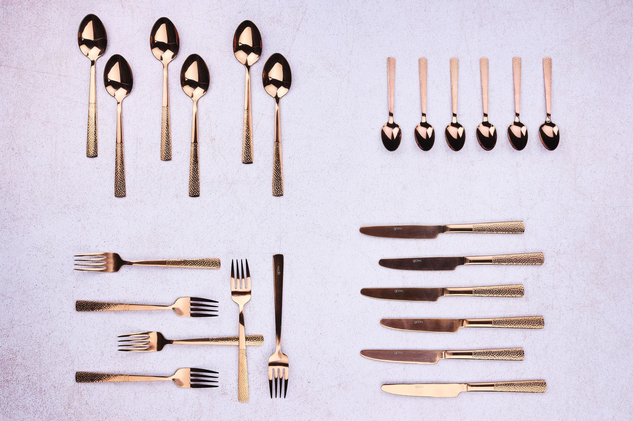 Besteck-Set FINN - 24 tlg. - Kupfer