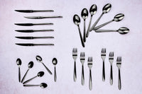 Besteck-Set KAJA - 24 tlg. - Schwarz