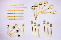 Besteck-Set KAJA - 24 tlg. - Gold