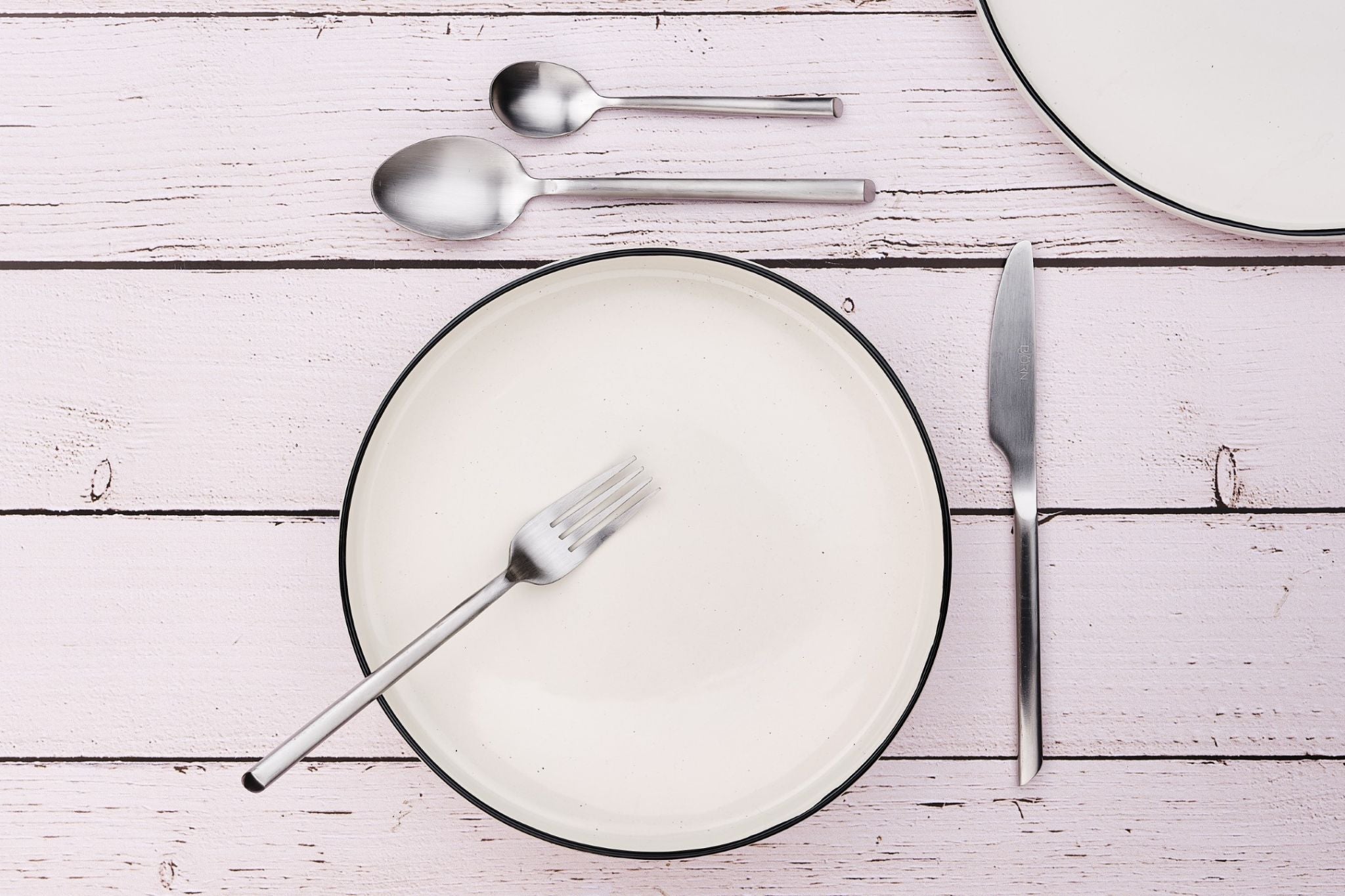 Set posate KNUT 24 pezzi - Argento