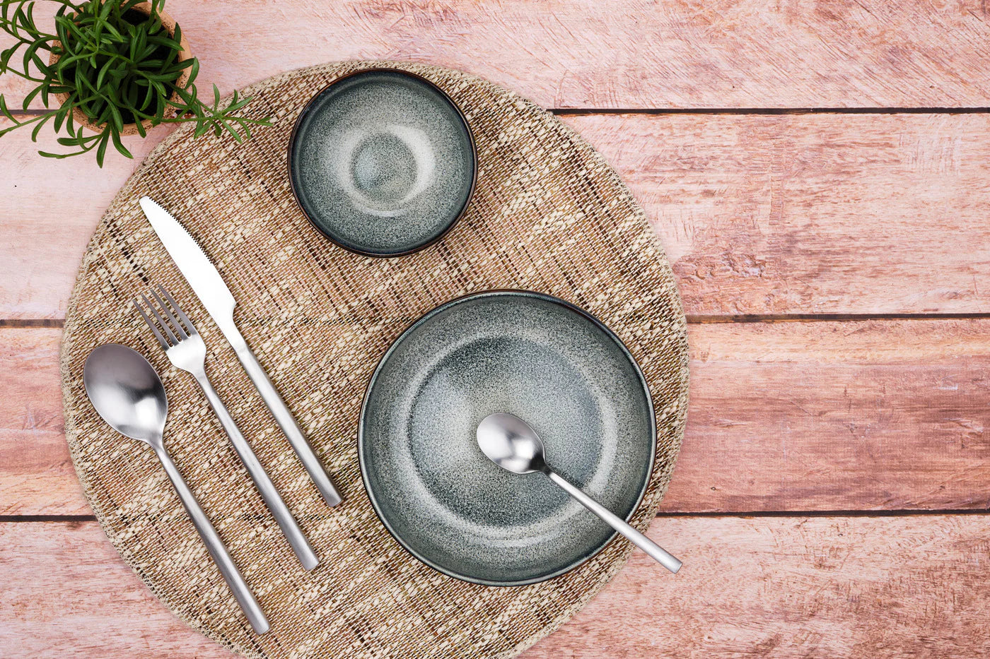 Besteckset NILS - 24 tlg. - Silber