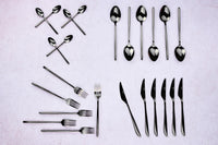 Besteck-Set OLAF - 24 tlg. - Schwarz