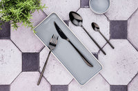 Set posate OLAF da 24 pezzi - Nero