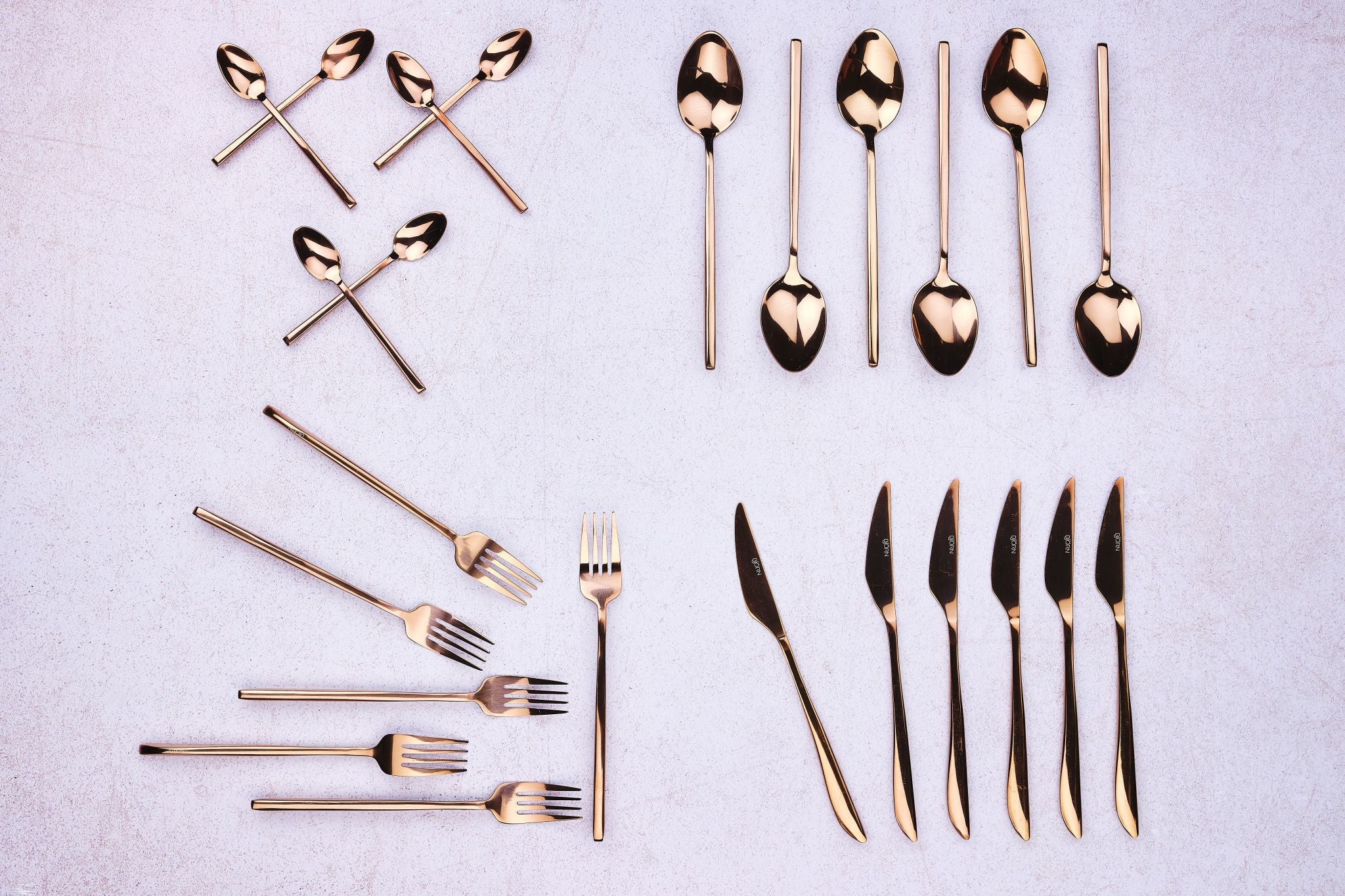 Besteck-Set OLAF - 24 tlg. - Kupfer