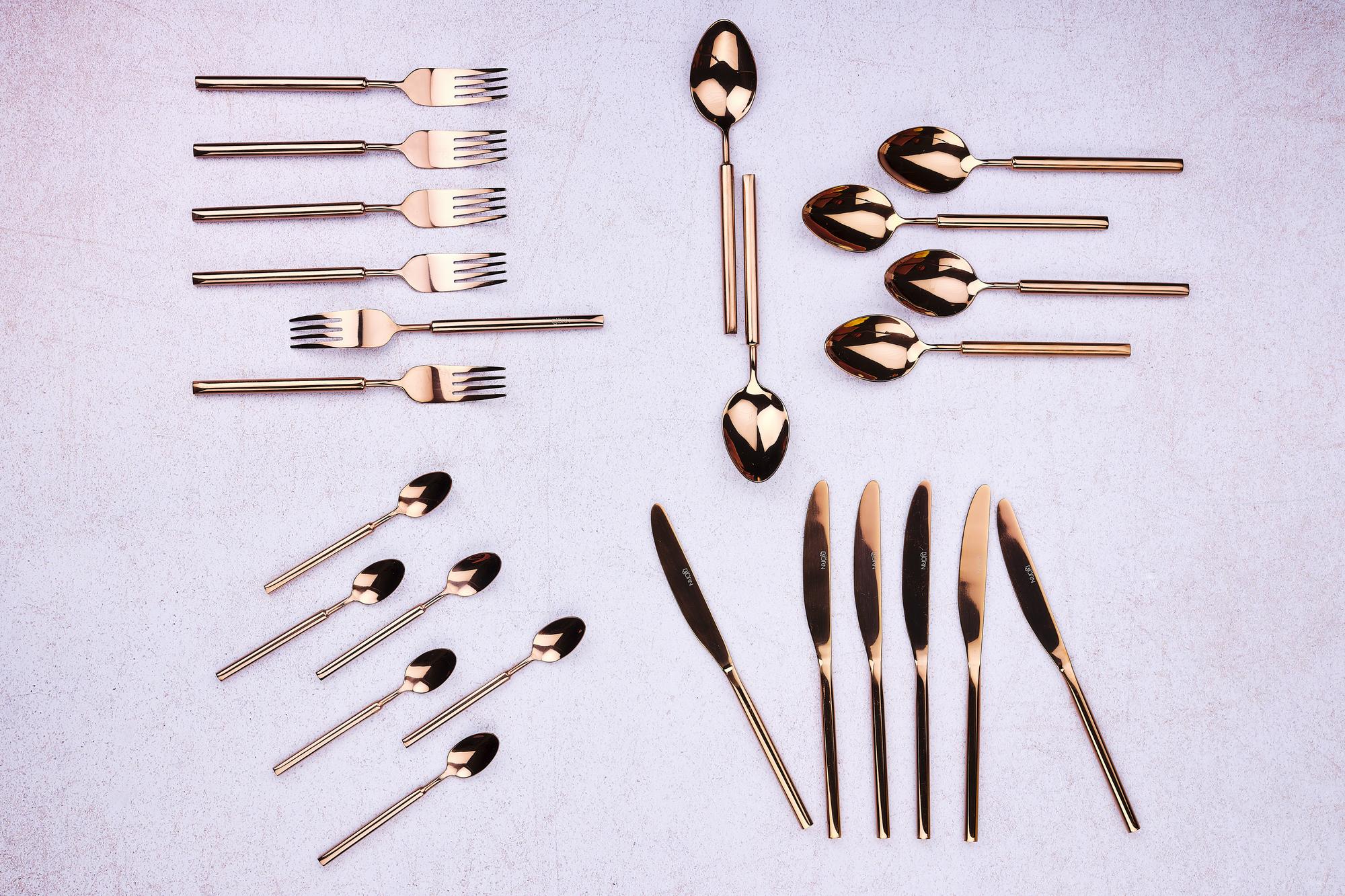 Besteck-Set VIGGO - 24 tlg. - Kupfer