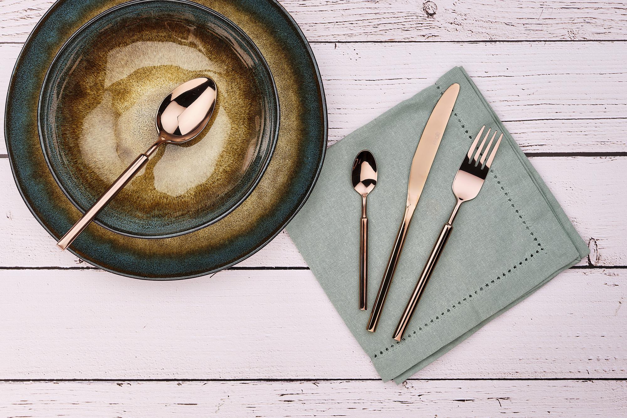 Besteck-Set VIGGO - 24 tlg. - Kupfer