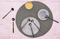 Set mit 6 kleinen Löffel ABEL - 6 tlg. - Schwarz