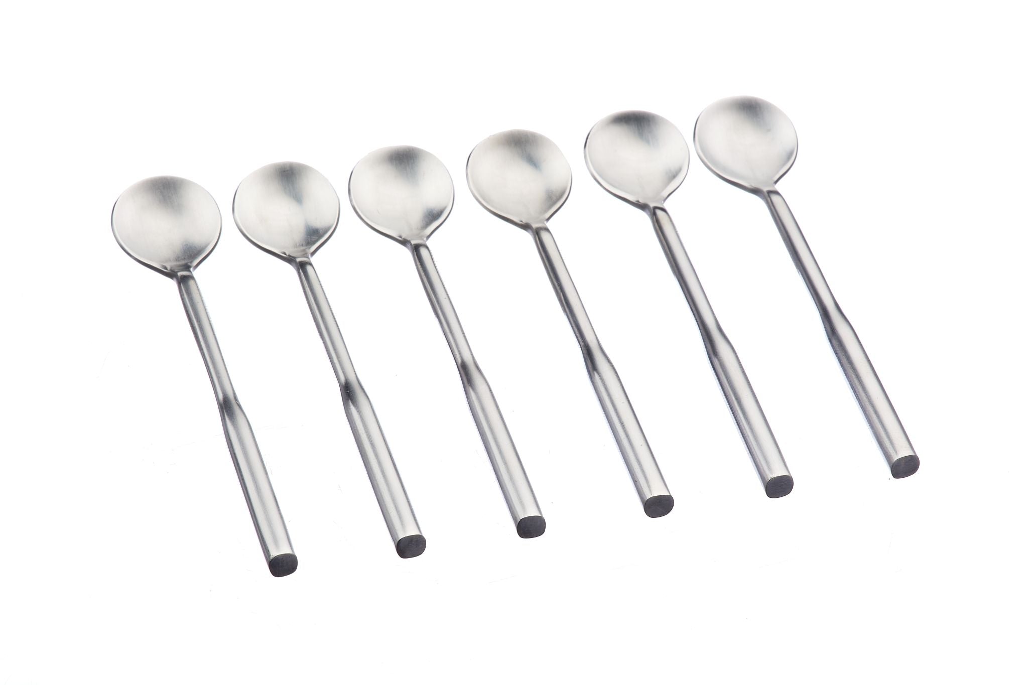 Set mit 6 kleinen Löffel ABEL - 6 tlg. - Silber