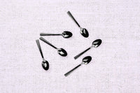 Set mit 6 kleinen Löffel FINN - 6 tlg. - Schwarz