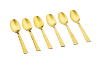 Tea spoon set 6 pieces FINN - Gold