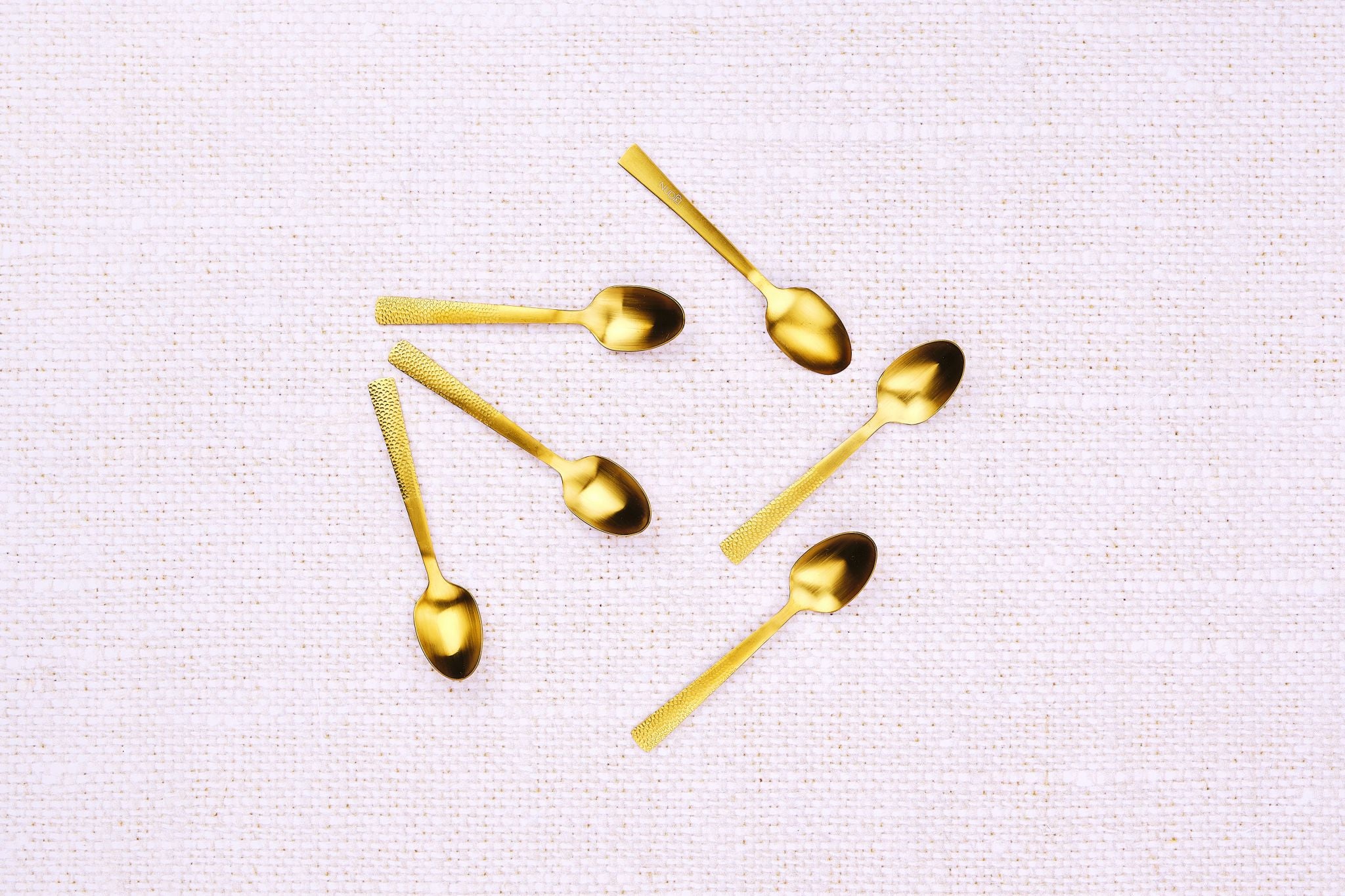 Set mit 6 kleinen Löffel FINN - 6 tlg. - Gold