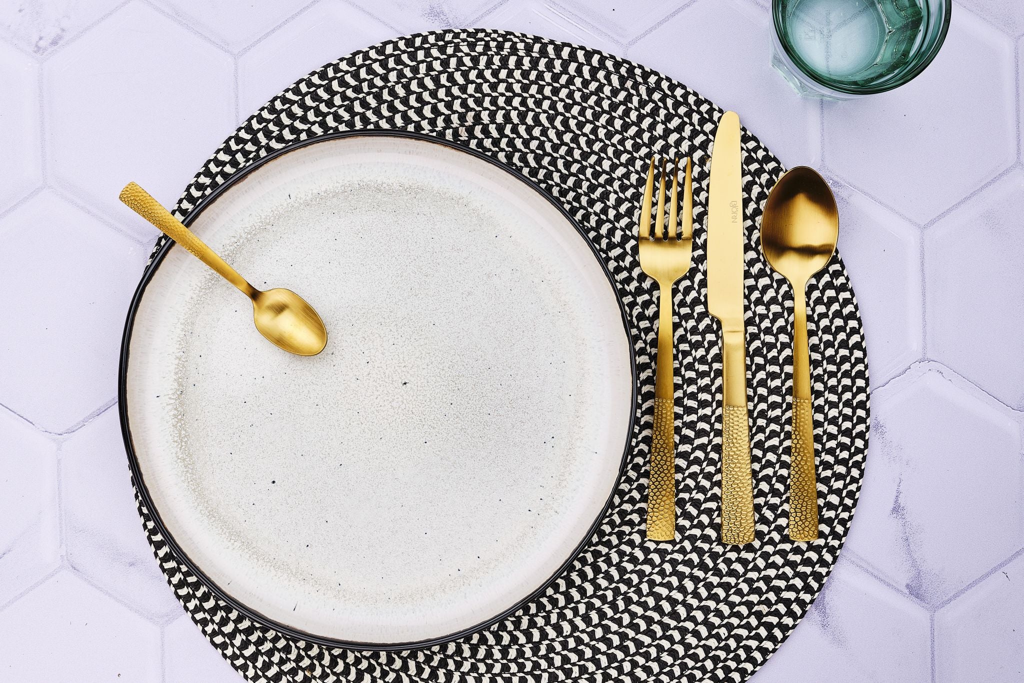 Tea spoon set 6 pieces FINN - Gold