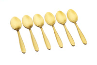 Tea spoon set 6 pieces KAJA - Gold